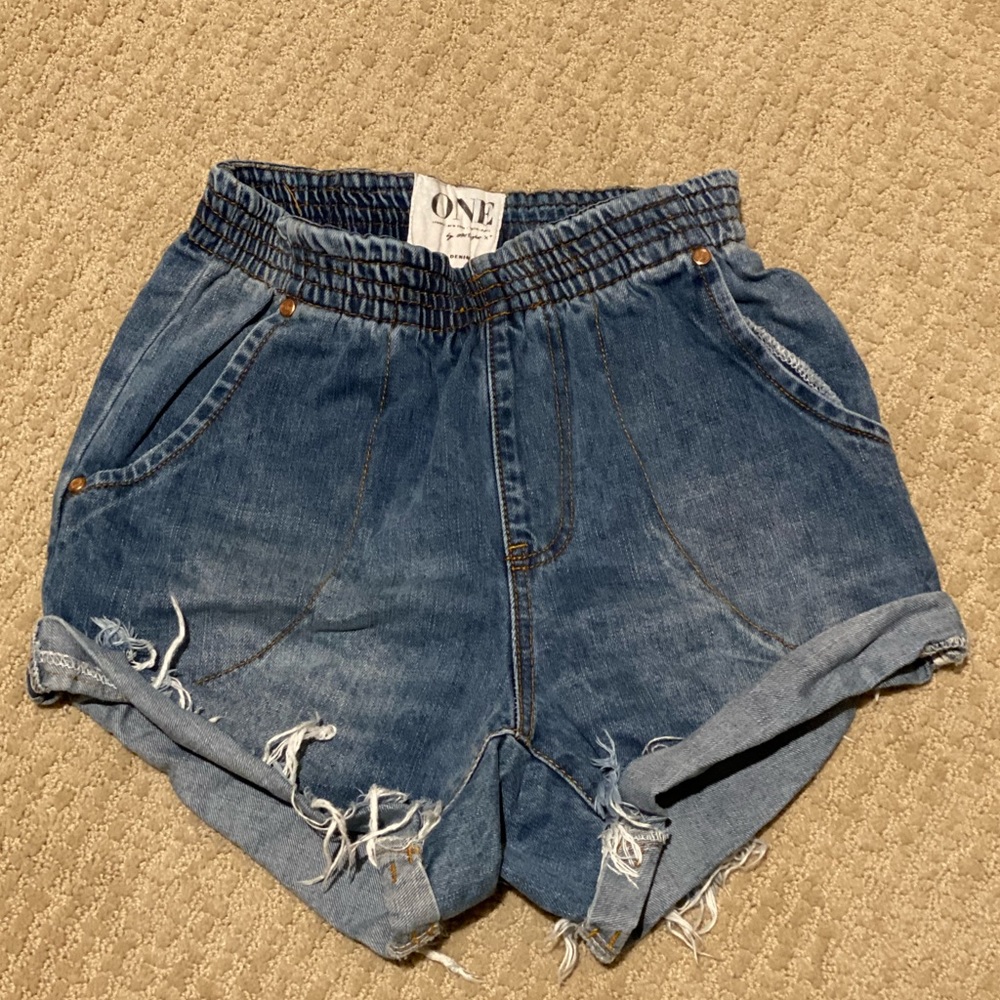One Teaspoon Jean Shorts